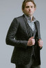 Any Old Iron Black Leopard Jacket and Waist Coat Suit - Thumbnail 7