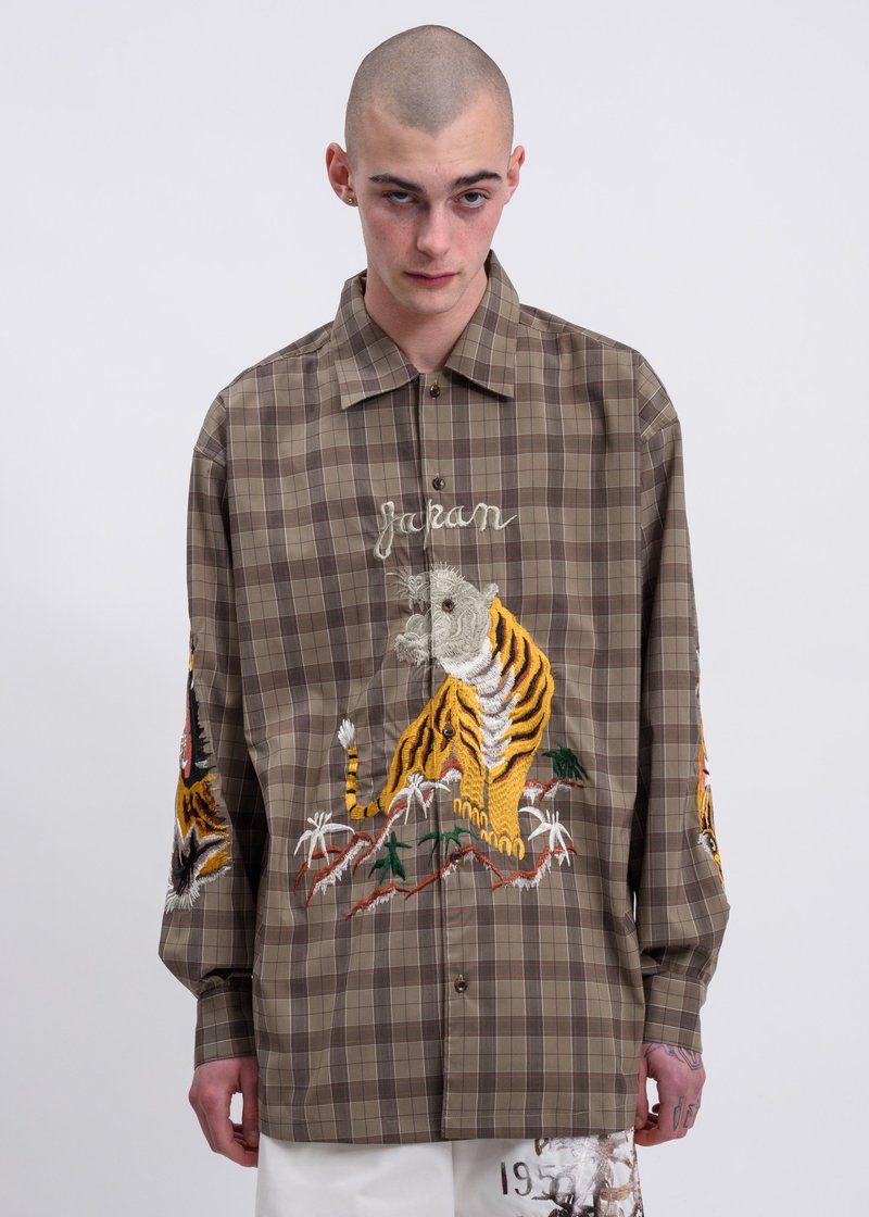 doublet ダブレット Biting Embroidery Shirt doublet BITING EMBROIDERY SHIRT ダブレット（doublet biting