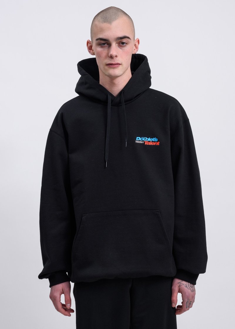 メンズ doublet HIDDEN CHAOS EMBROIDERY HOODIE L