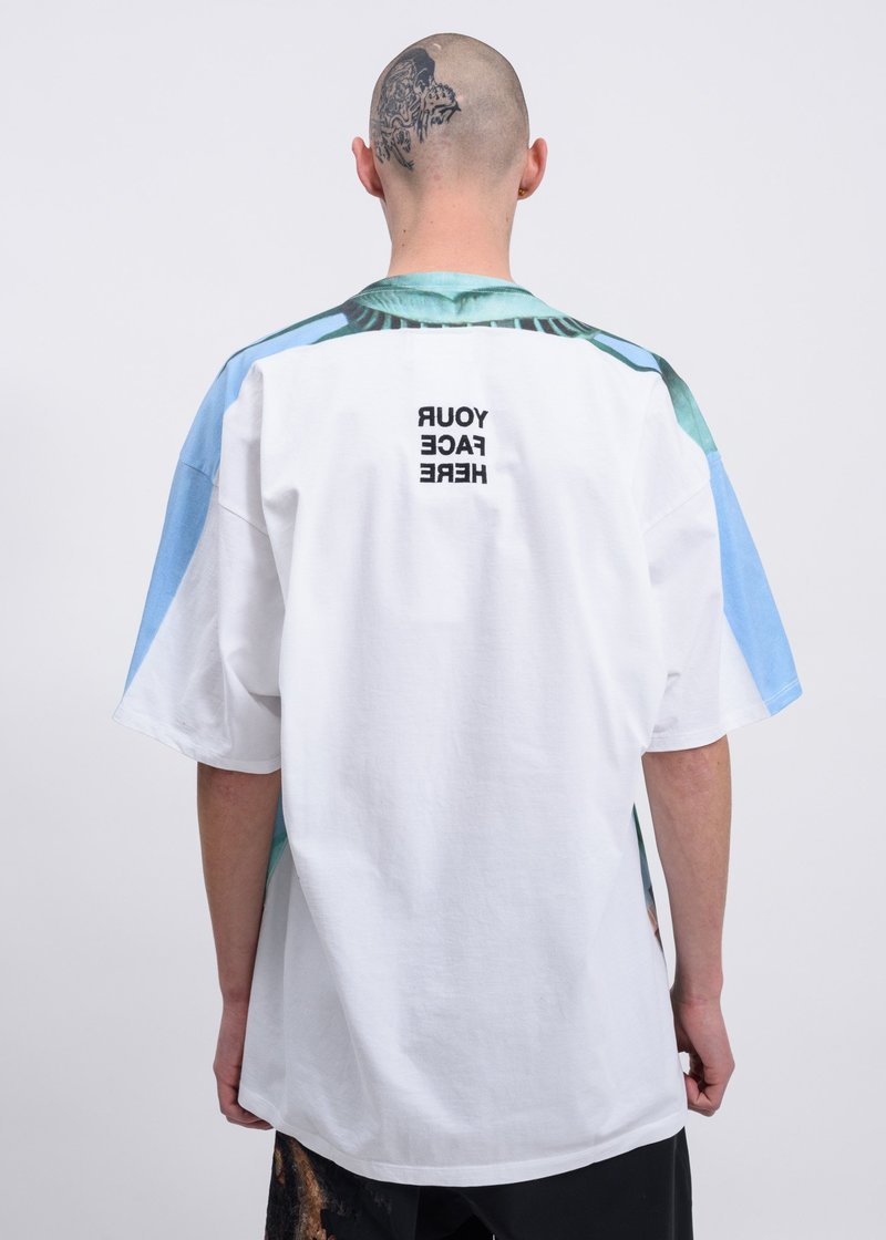 Doublet Liberty Faceout Tourist T-Shirt - Multi | Garmentory