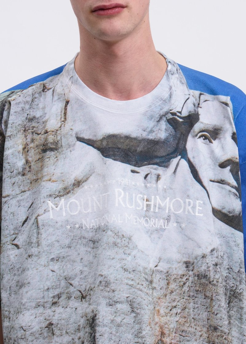ダブレット doublet FACE OUT TOURIST T-SHIRT Doublet Rushmore Faceout Tourist T-Shirt - Multi | Garmentory