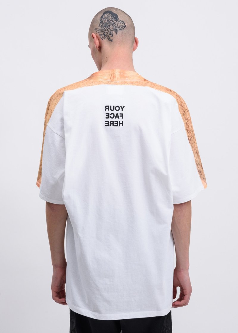 ダブレット doublet FACE OUT TOURIST T-SHIRT Doublet Sphinx Faceout Tourist T-Shirt - Beige | Garmentory