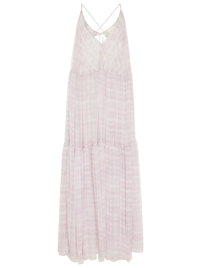 Jacquemus La Robe Mistral Dress - Print Pink Check | Garmentory