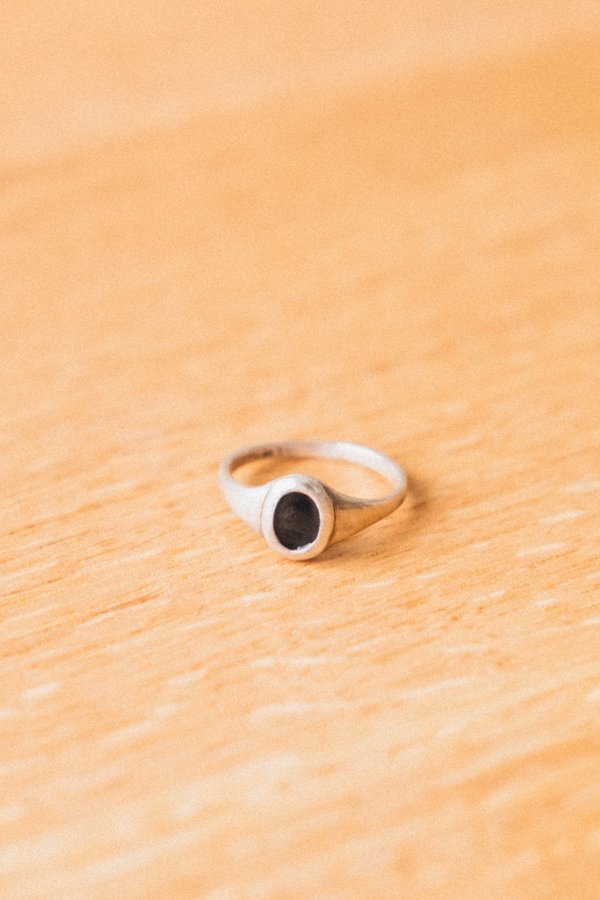 Another Feather Noir Small Platter Ring - Silver Another Feather Noir Small Platter Ring - Silver