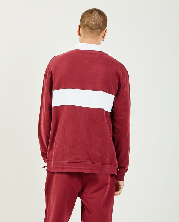 LYLE & SCOTT ✕ malbon　クルーネックニット　サイズM MALBON GOLF x Lyle & Scott Collar Sweater - Burgundy | Garmentory