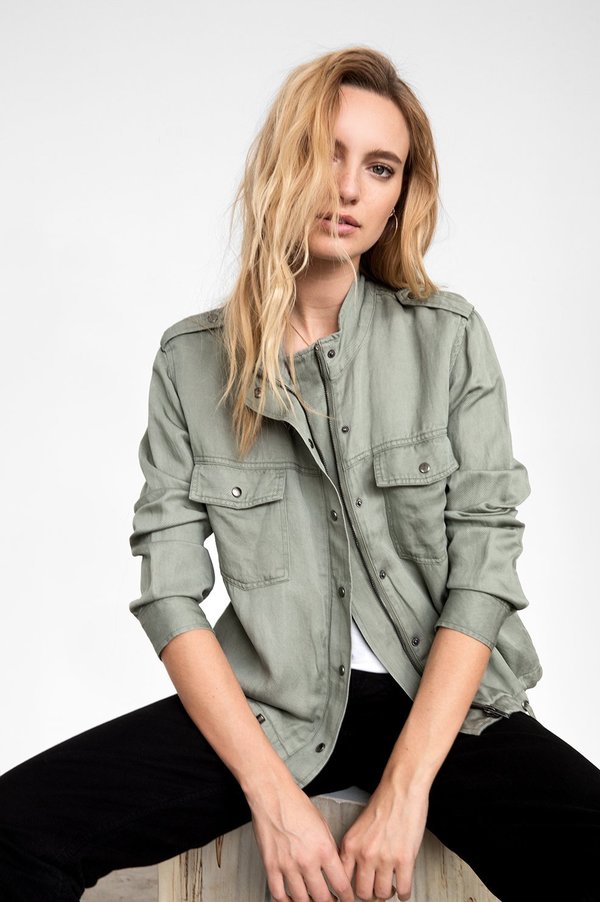 Rails Collins jacket - Sage | Garmentory