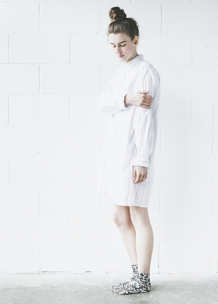 The Sleep Shirt Short Sleep Shirt in Black Pencil Stripe The Sleep Shirt Short Sleep Shirt in Black Pencil Stripe