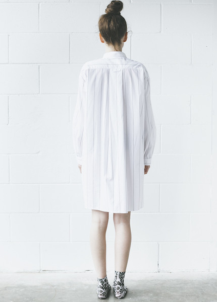 The Sleep Shirt Short Sleep Shirt in Black Pencil Stripe The Sleep Shirt Short Sleep Shirt in Black Pencil Stripe