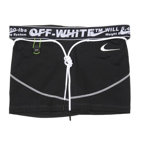 off white nike shorts womens