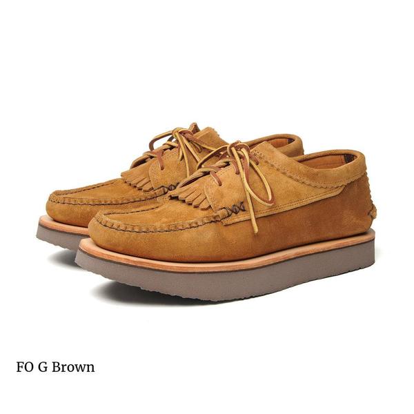 Yuketen Blucher Rocker w/ Kiltie - FO G Brown Yuketen Blucher Rocker w/ Kiltie - FO G Brown