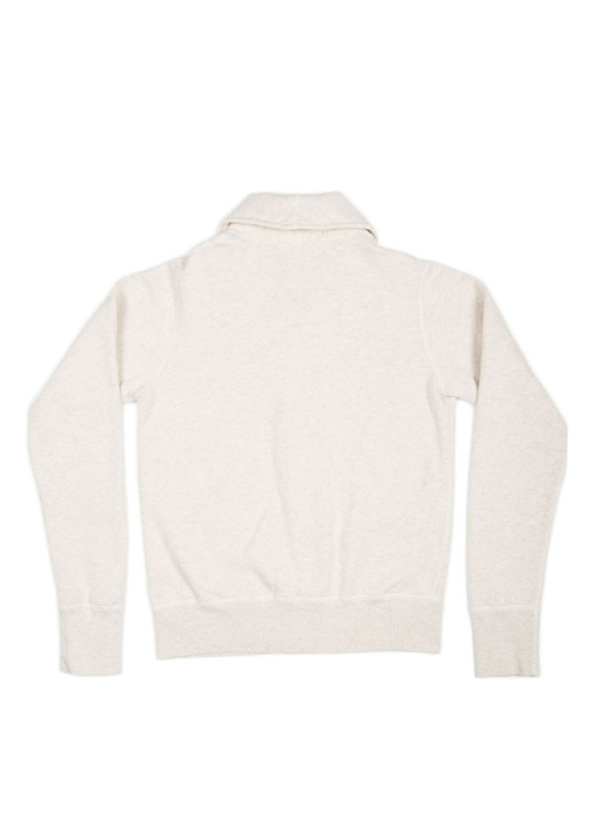 Velva Sheen Men's Shawl Cardigan in Oatmeal Heather Garmentory