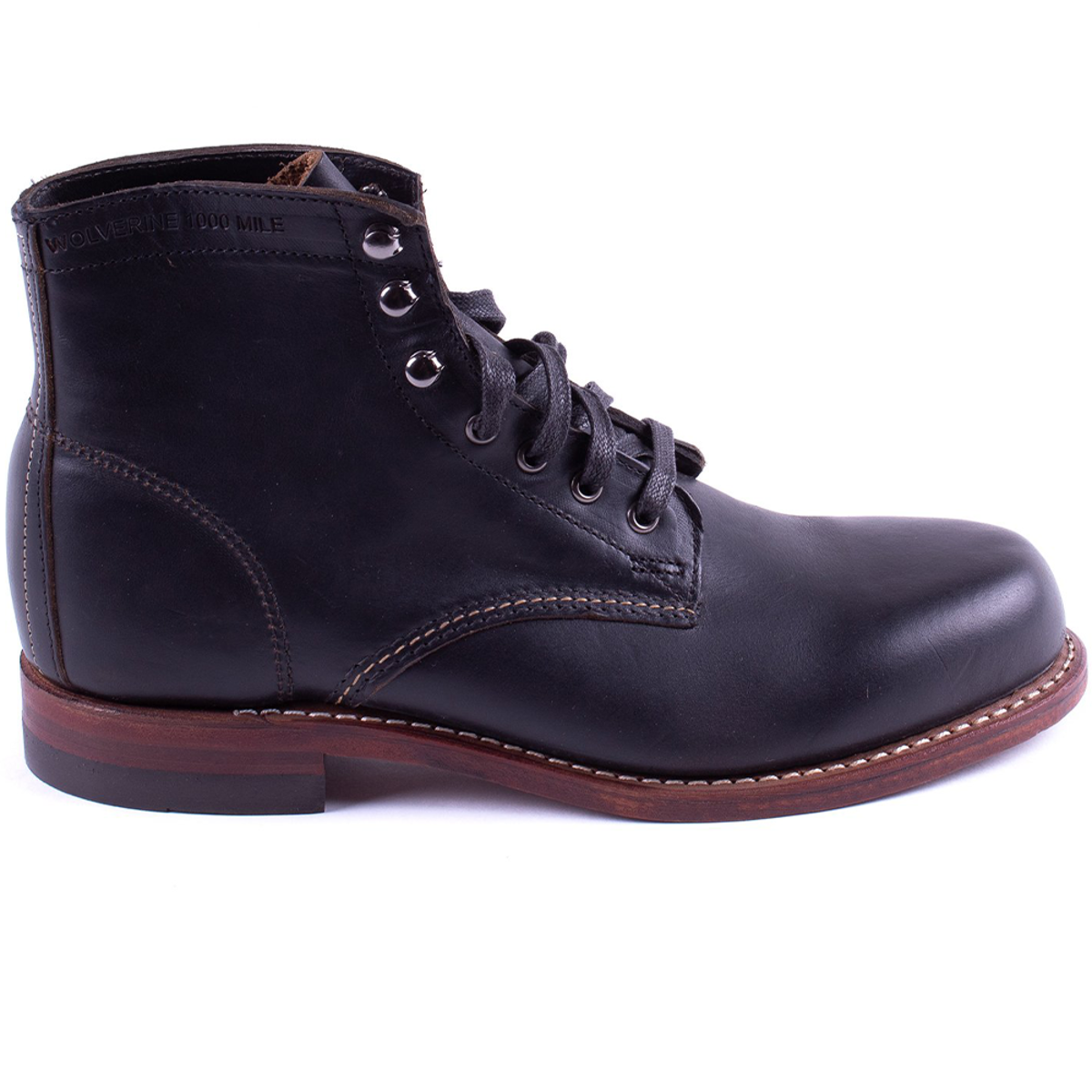 Wolverine 1000 Mile Leather Boot - Black - Image 2 of 2