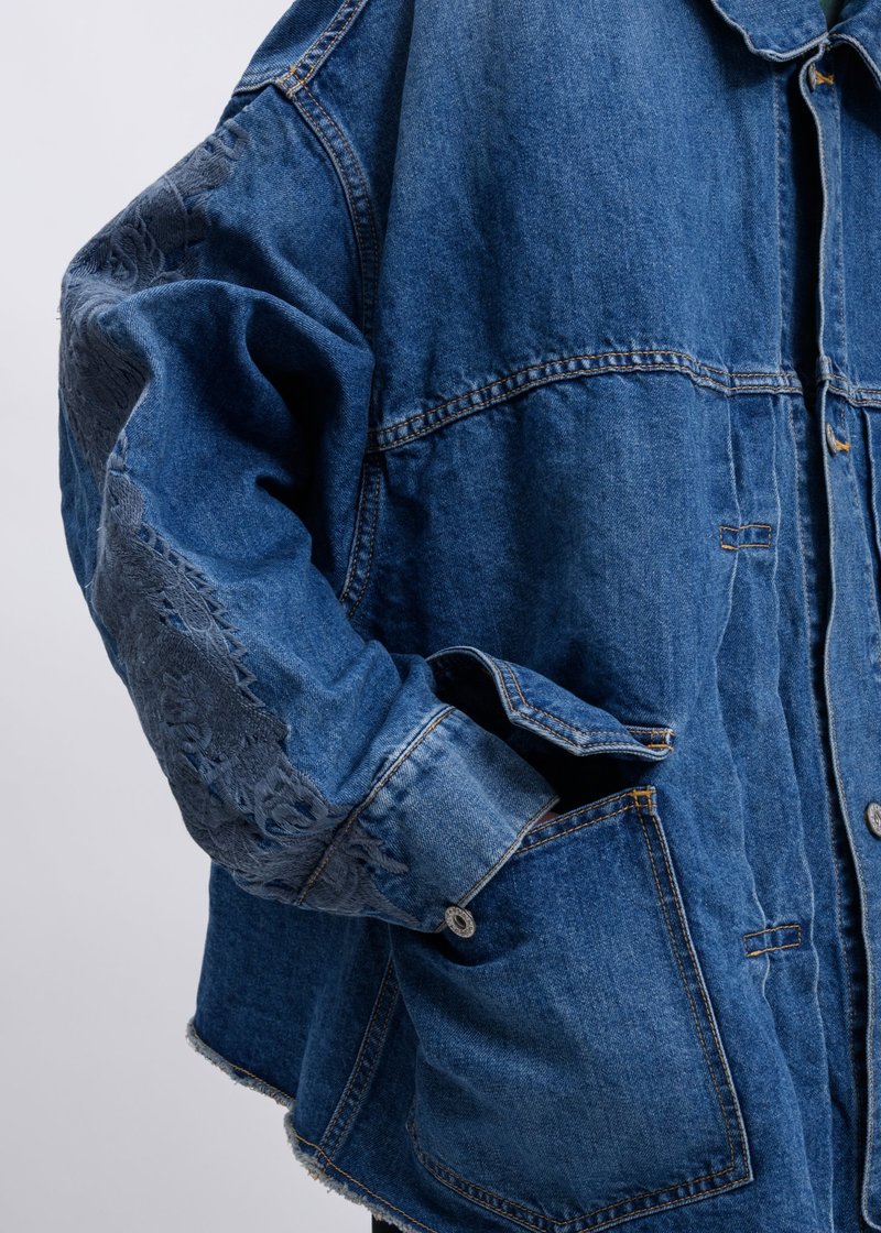 doublet CHAOS EMBROIDERY DENIM JACKET