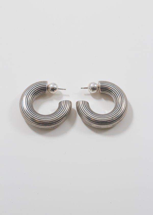Sophie Buhai Small Column Hoops - Sterling Silver