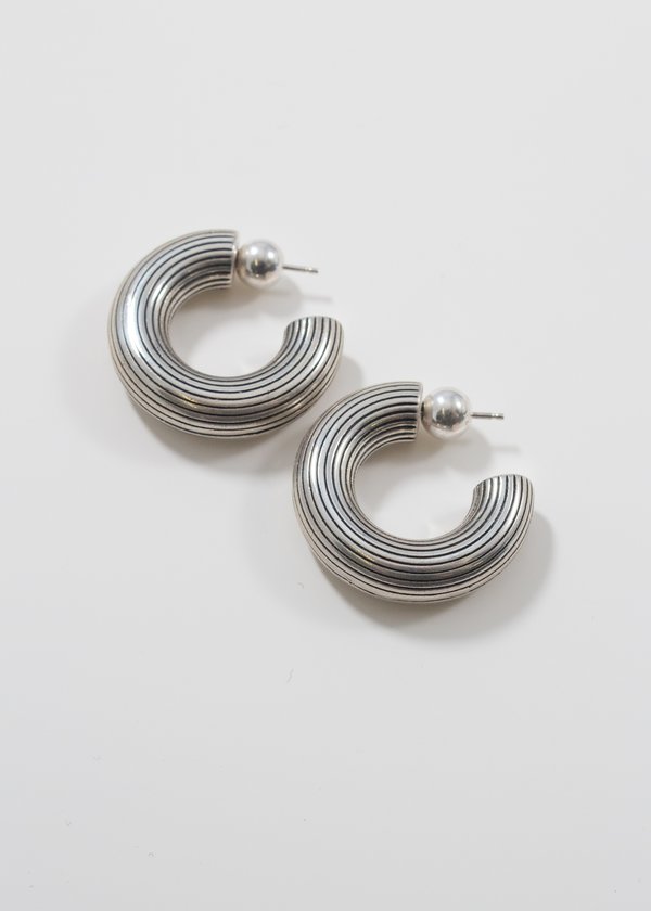 Sophie Buhai Small Column Hoops - Sterling Silver