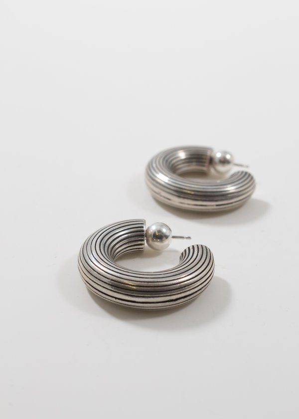 Sophie Buhai Small Column Hoops - Sterling Silver