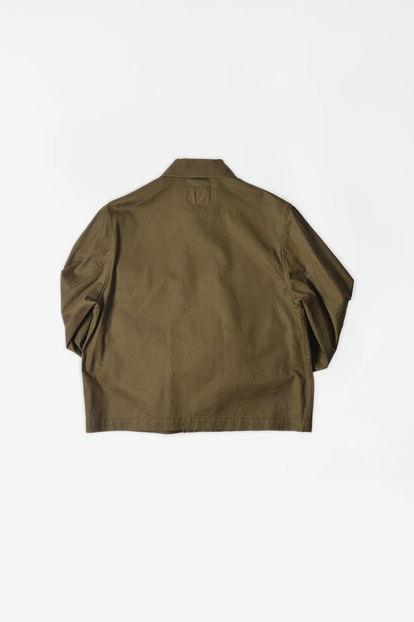 Margaret Howell Cropped Army Jacket - Japanese Drill Khaki