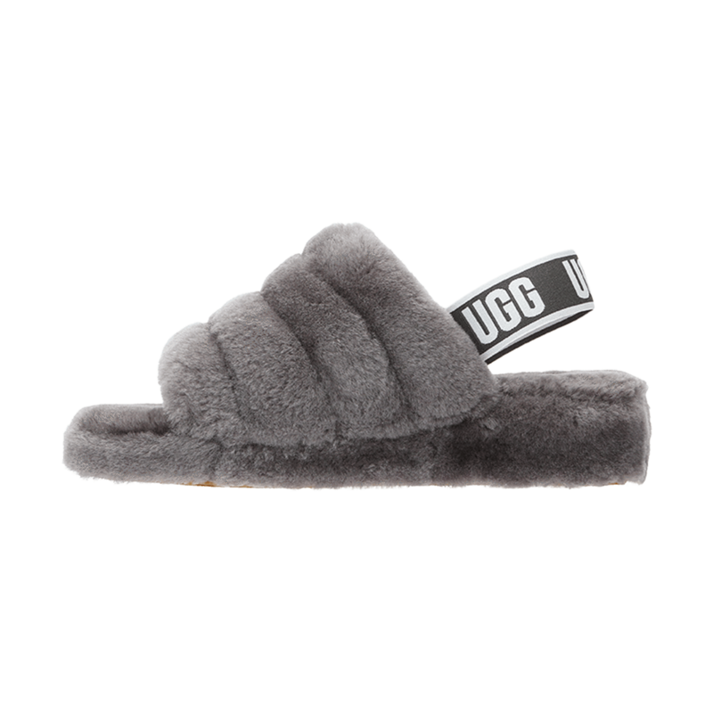 Ugg Fluff Yeah Charcoal UGG Fluff Yeah Slide Charcoal Garmentory