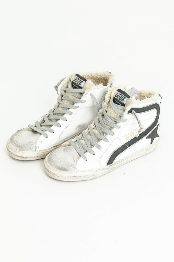 golden goose slide black