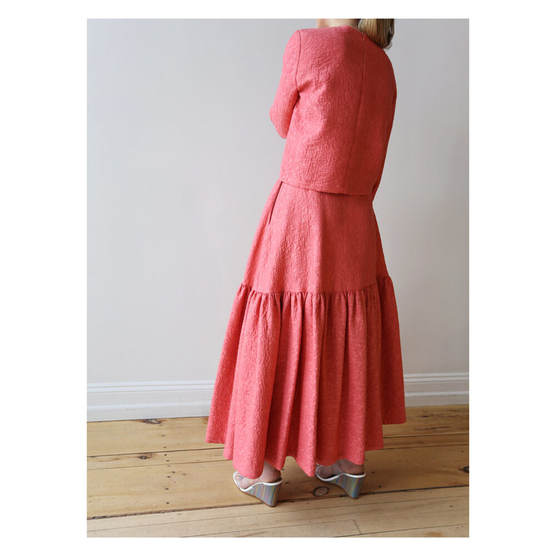 Mr. Larkin Claudia Quilt Skirt - Tea Rose