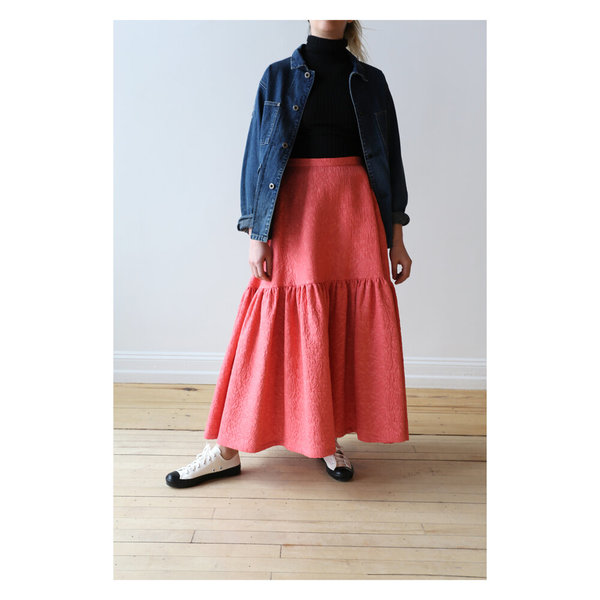 Mr. Larkin Claudia Quilt Skirt - Tea Rose