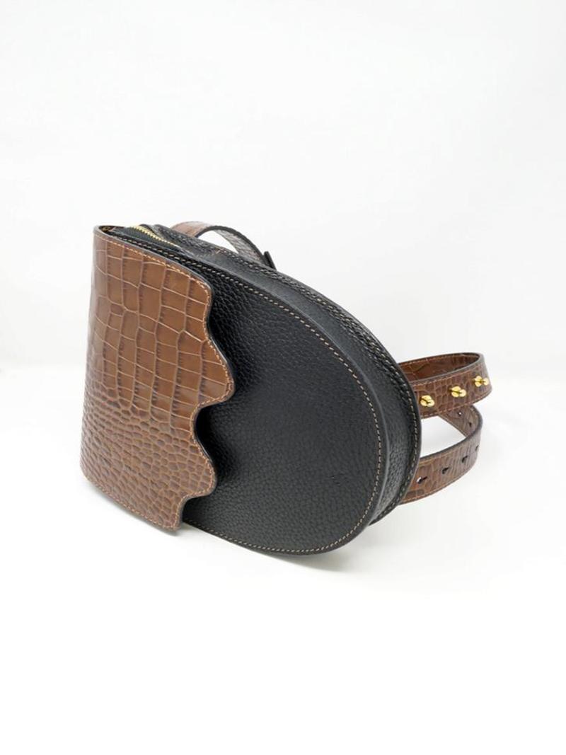 Ashya Palmetto Belt Bag - Brown Viper