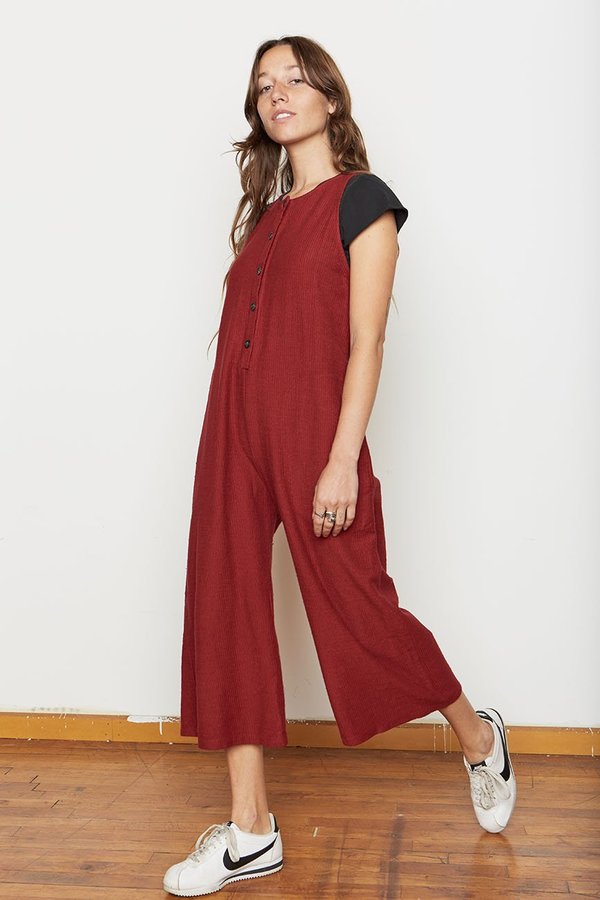 cotton lounge jumpsuit