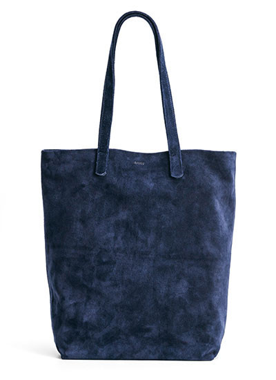 Basic Tote Midnight Suede Basic Tote Midnight Suede