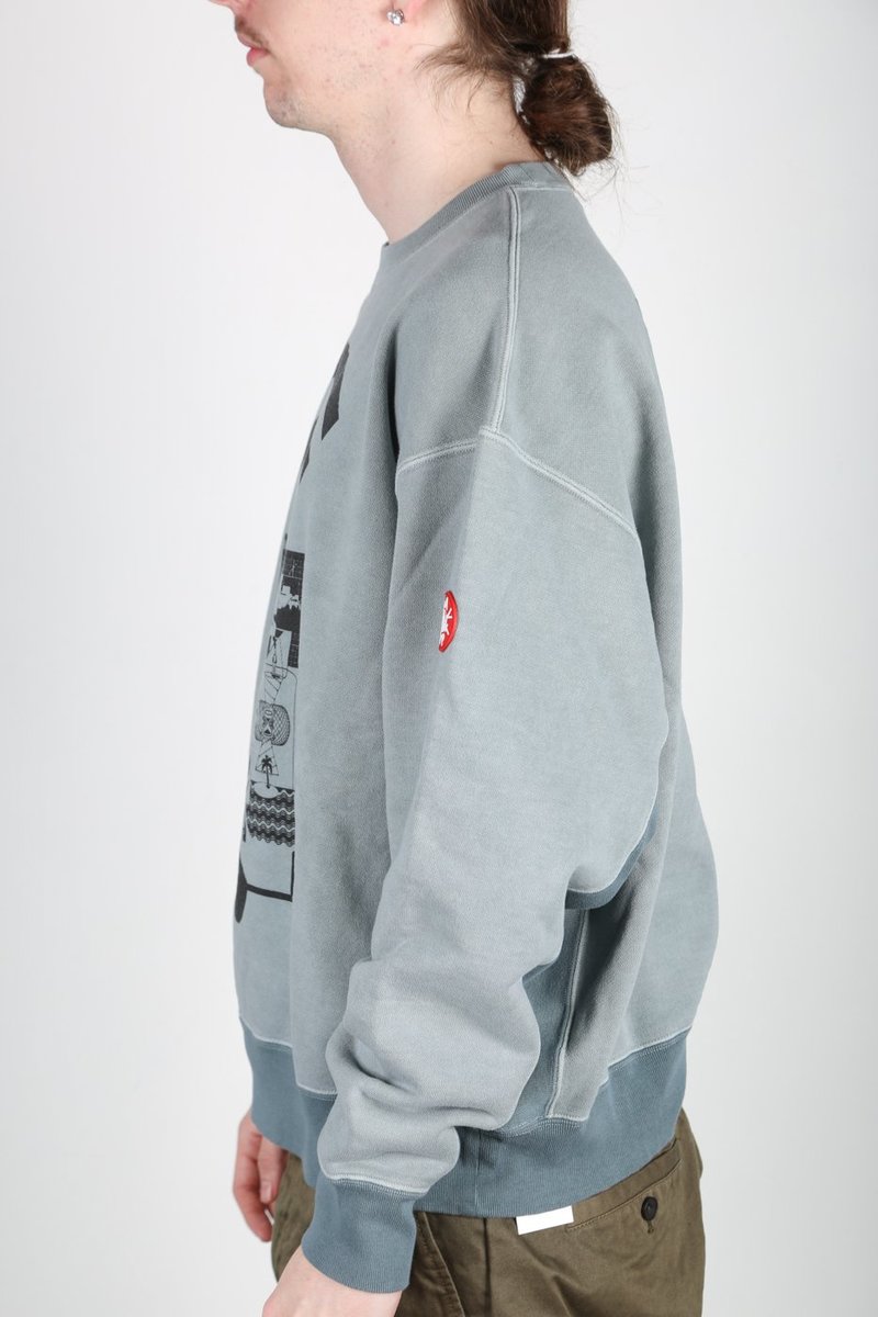 C.E CAVEMPT シーイー MD RANGE CREW NECK XL Cav Empt Overdye MD Range Crewneck | Garmentory