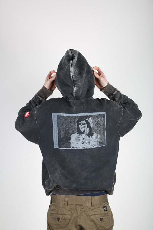 OVERDYE ROUND CUT HEAVY HOODY - 【MODERATE GENERALLY-モデレイト 