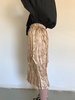DÉSIRÉEKLEIN Satin Crinkel Skirt - Champange - Thumbnail 4