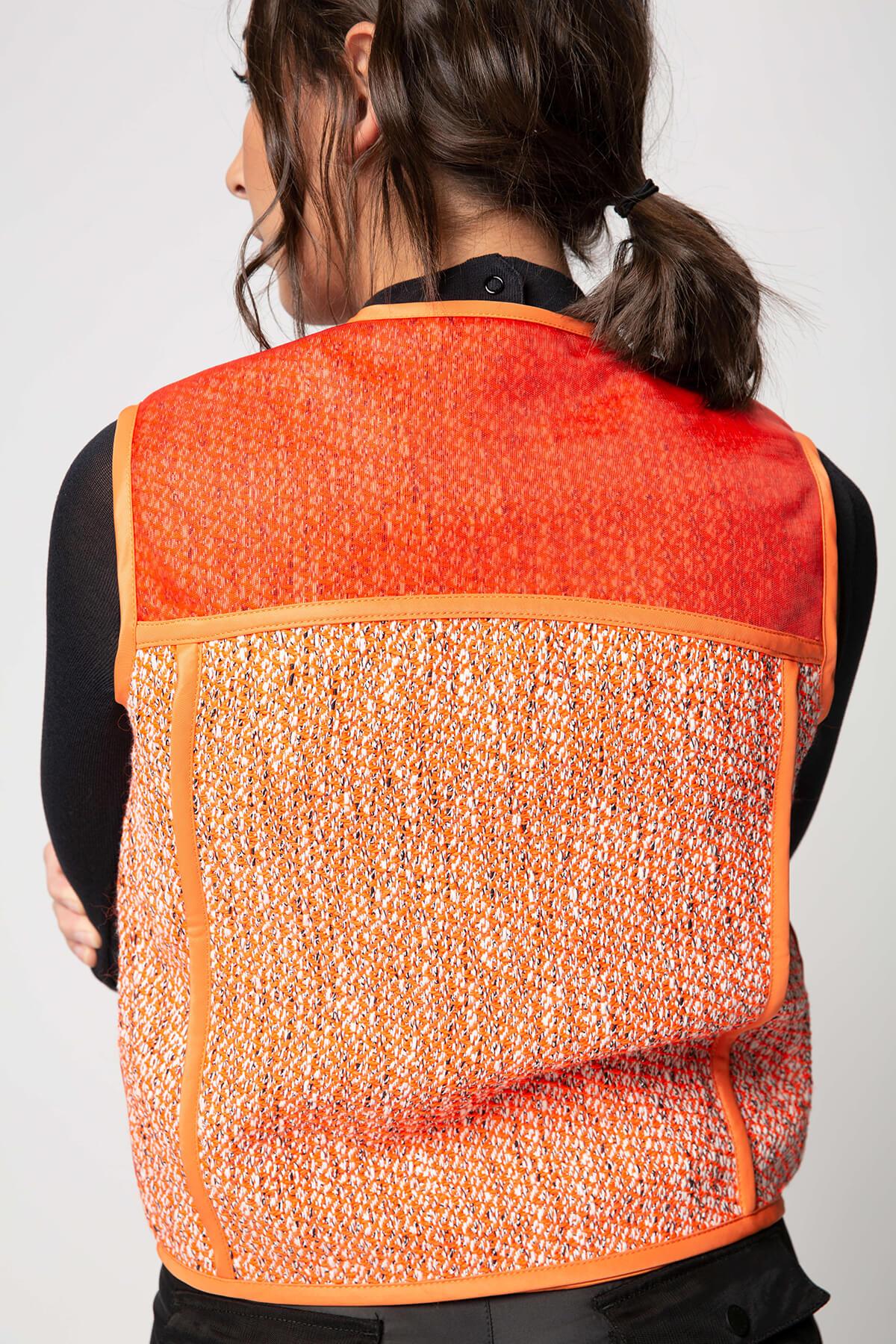 Heron Preston Utility Tweed Vest Garmentory