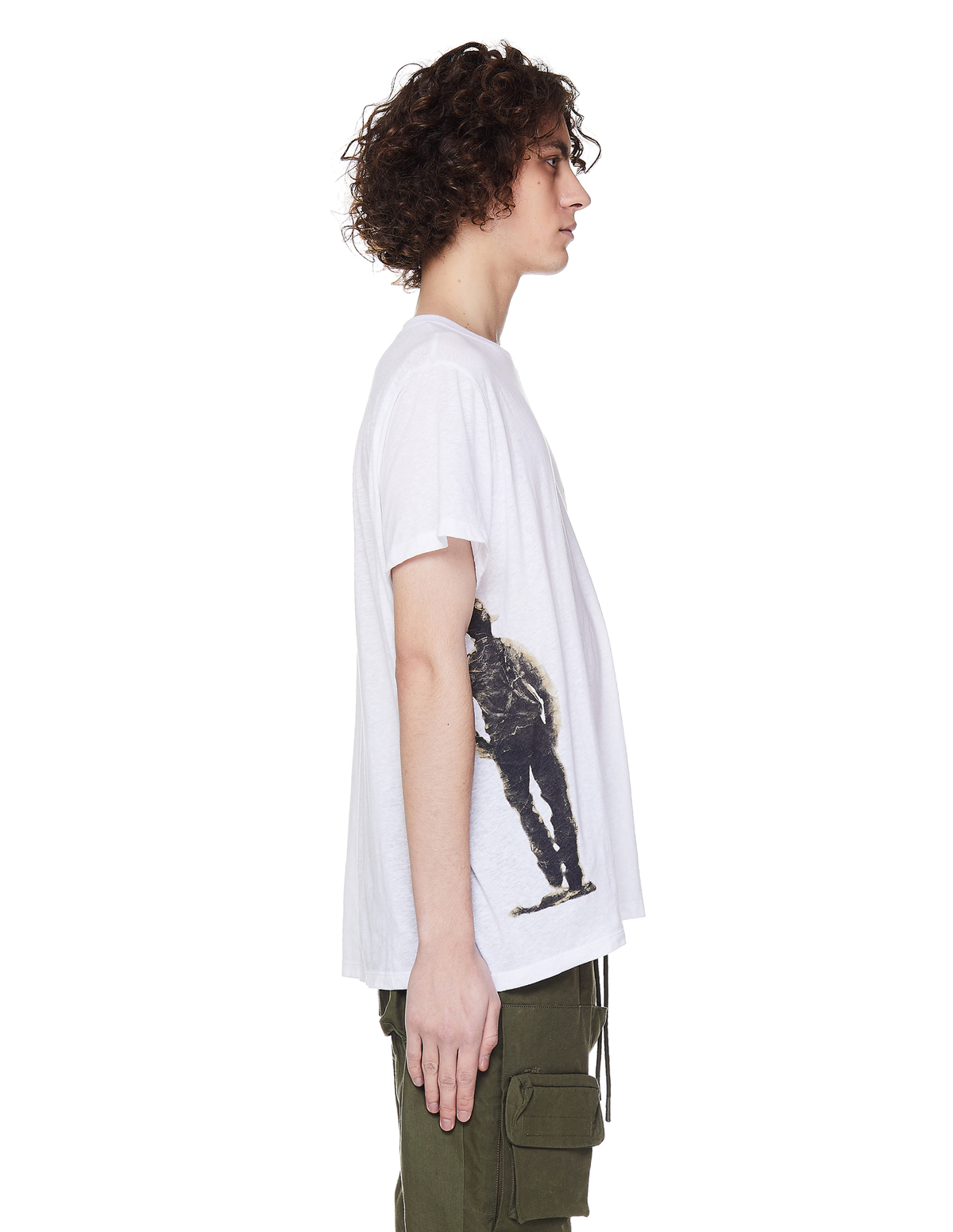 Greg Lauren Cowboy Printed T Shirt - WHITE | Garmentory
