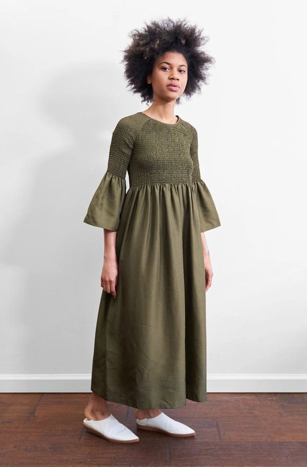 M.Patmos Stella Midi Silk Dress | Garmentory