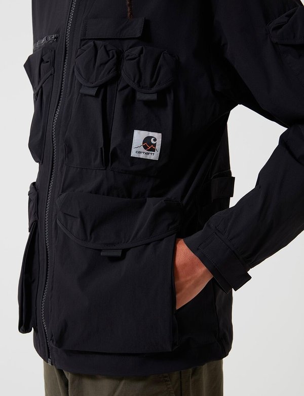 CARHARTT WIP Carhartt-WIP Hayes Hooded Jacket - Black | Garmentory