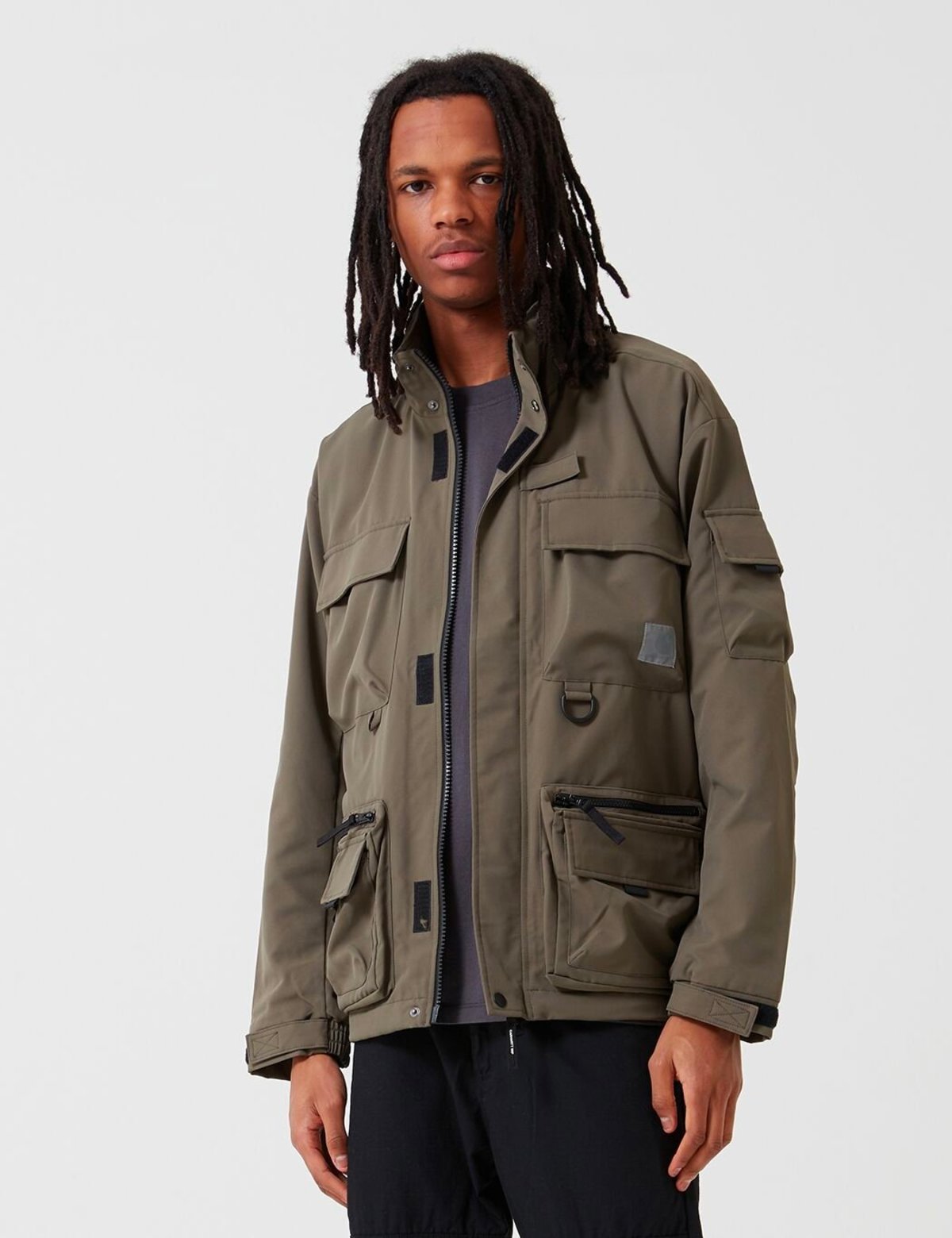 CARHARTT WIP Carhartt-WIP Elmwood Jacket (Stretch) - Moor Green
