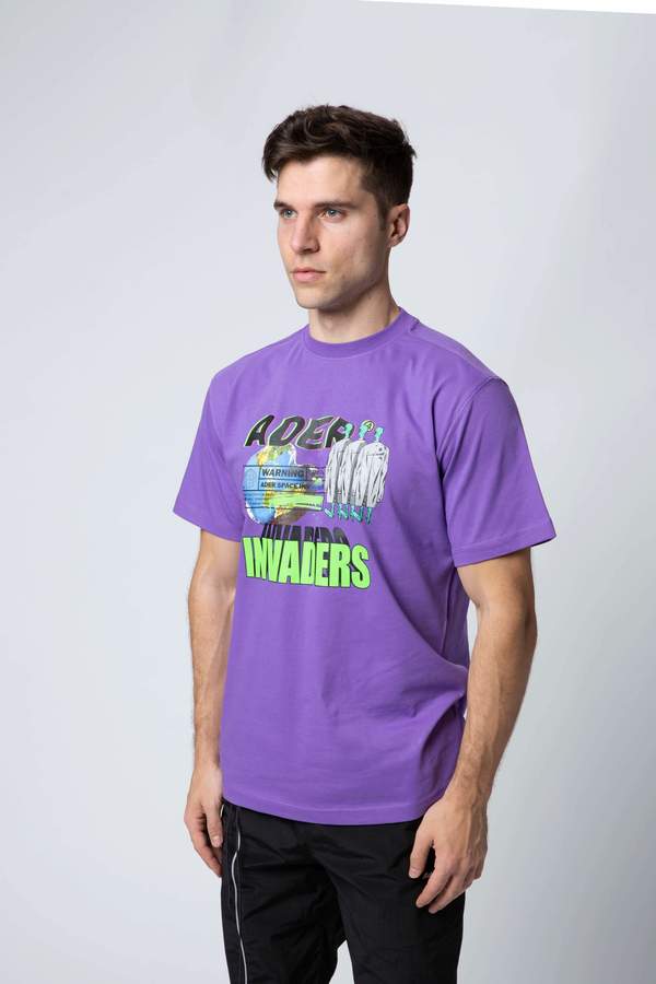 ADER ERROR Semi Oversized T Shirt - PURPLE | Garmentory