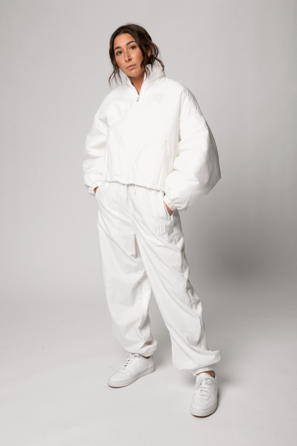 ALEXANDER WANG Nylon Zip Jacket - WHITE | Garmentory