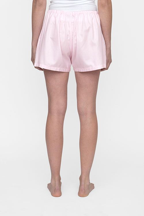 The Sleep Shirt Pleat Short Pink Royal Oxford The Sleep Shirt Pleat Short Pink Royal Oxford