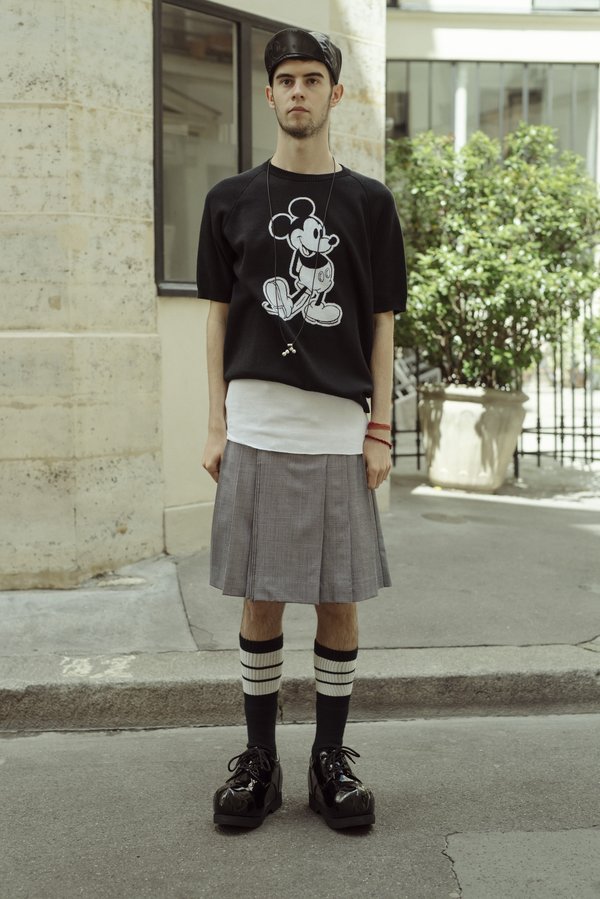 TAKAHIROMIYASHITA The Soloist. Mickey Mouse Knit Short Sleeve