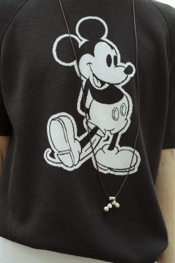 TAKAHIROMIYASHITA The Soloist. Mickey Mouse Knit Short Sleeve