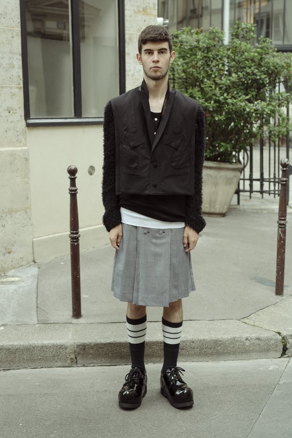 TAKAHIROMIYASHITA The Soloist. Shaggy Sleeve Attachment Knit  