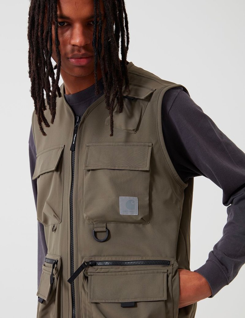 CARHARTT WIP Carhartt-WIP Hayes Vest - Pebble | Garmentory