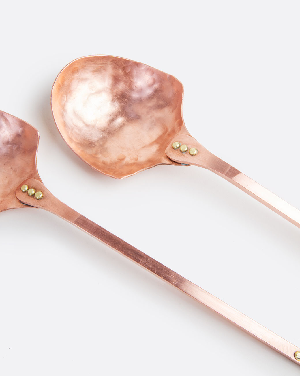Love Adorned Solid Copper Salad Spoon Serving Set Garmentory