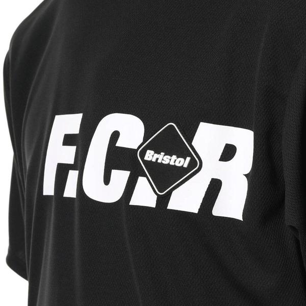 F.C. Real Bristol Straddle Logo S/s Tour Tee - black F.C. Real Bristol Straddle Logo S/s Tour Tee - black