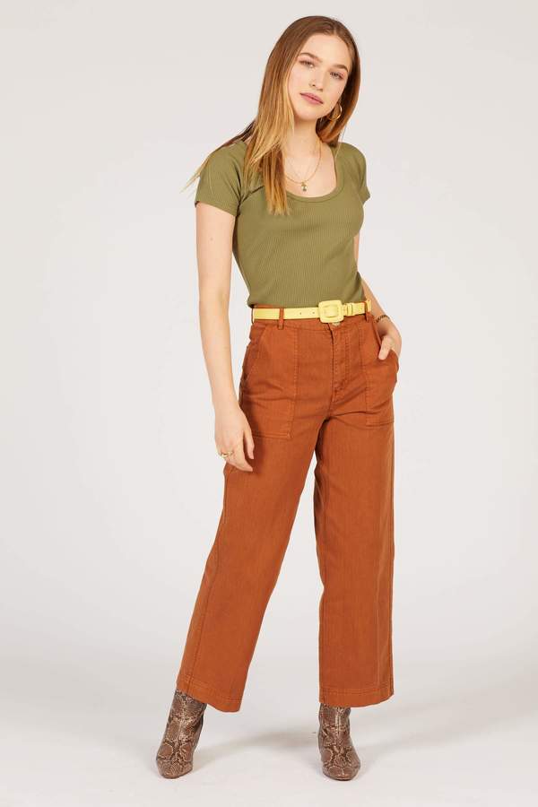 Free People Sunday Skies Straight Leg 