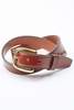 Tory Leather Stitched Belt - Oakbark - Thumbnail 1