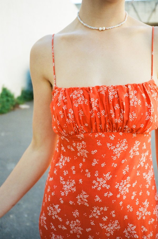 strapless open back dress Santana