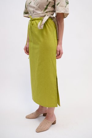 Lisa Says Gah Simone Maxi Skirt - Olive Lisa Says Gah Simone Maxi Skirt - Olive