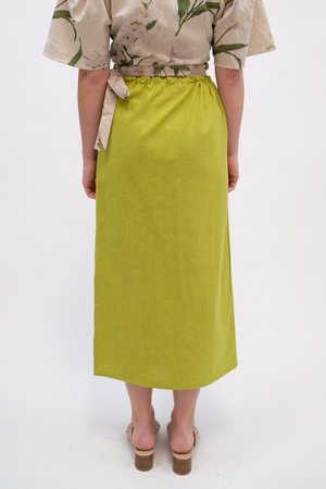 Lisa Says Gah Simone Maxi Skirt - Olive Lisa Says Gah Simone Maxi Skirt - Olive